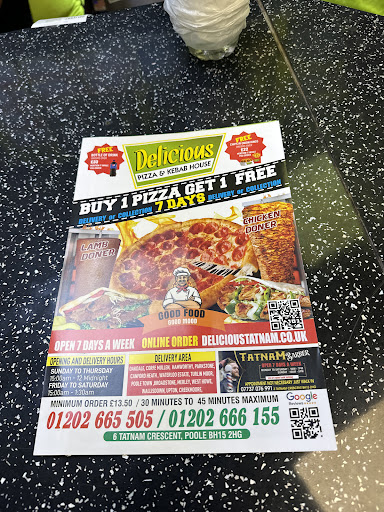 Photo of Delicious pizza & Kebab House - 6 Tatnam Rd, Poole BH15 2HG